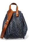 LOEWE SMALL WOVEN LEATHER TOTE,78a7acef-7561-049c-75aa-57409055c545