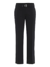 PRADA BLACK TECH STRETCH FABRIC WIDE LEG PANTS,675cbd99-bb5c-d098-e7e6-2d92b63ad15b