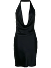 STELLA MCCARTNEY BLACK WOMEN'S LINDA HALTER MINI DRESS,558336 SMA49