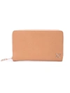 OFF-WHITE NEUTRAL WOMEN'S ZIP-AROUND PURSE,OWNC012E19423077