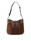 TOD'S DOUBLE T SUEDE AND LEATHER HOBO BAG,61bd1213-317b-1759-4e2c-11657fe1005d