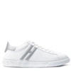 HOGAN H365 WHITE LEATHER SNEAKERS WITH SIDE MONOGRAM,f03541bc-cdee-9ced-6a11-66423089a6ef