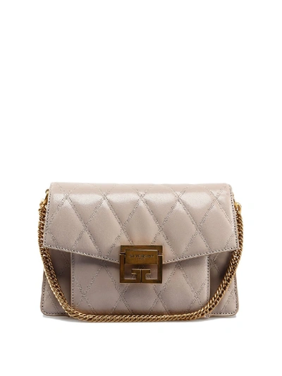 Givenchy Gv3 Quilted Small Bag In Neutrals