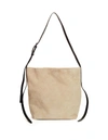 ANN DEMEULEMEESTER ANN DEMEULEMEESTER BEIGE SUEDE BAG,1901-8414-362-002