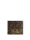 FENDI FENDI LABEL BI-FOLD WALLET,43638224-198a-62a5-fda5-478dd4a071b3