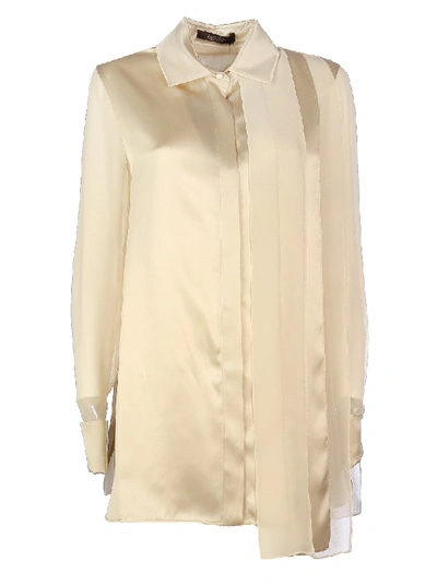 Max Mara Marsala Silk Blouse In Neutrals