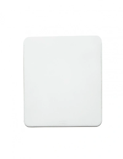 Isaac Reina Leather Ipad Case In White