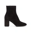BALENCIAGA SUEDE ANKLE BOOTS WITH LOGO,494121/1000