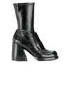 CHLOÉ BLACK WOMEN'S ADELIE SHORT BOOTS BLACK,CHC19A19991001 SOR