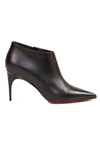 CHRISTIAN LOUBOUTIN LEATHER ANKLE BOOT 'GORGONA' BLACK,3252c257-054e-7801-1e66-989075c02671