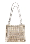 PACO RABANNE SHOULDER BAG SILVER/GOLD,eec745f1-f5c3-2515-c4a5-3a325c784980