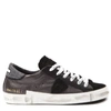 PHILIPPE MODEL PRSX BLACK LEATHER & SUEDE SNEAKERS,6956367c-ea00-185e-a27f-ff04f1c6b845