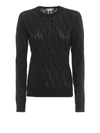 FENDI BLACK EMBOSSED FF MOTIF SWEATER,612491cf-030a-cf3f-9378-ff38c107329f