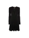 ALEXANDER MCQUEEN SILK-BLEND DRESS,e7fd5a9c-5529-89ac-4dc1-031143d17671