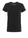 MONCLER VELVET LOGO PATCH BLACK T-SHIRT,af3f5b06-1715-16ce-06f8-bc04848af5cc