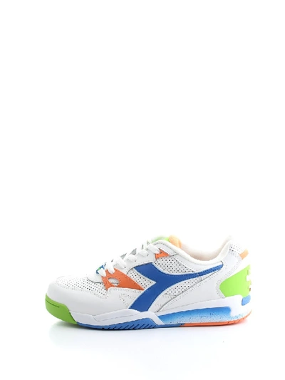 Diadora White Leather Sneakers