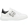 JOHN RICHMOND MEN'S SHOES LEATHER TRAINERS SNEAKERS,8122 45