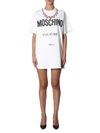 MOSCHINO MOSCHINO CRYSTAL EMBELLISHED LOGO PRINT T