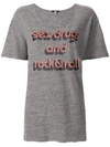 R13 PRINTED FRONT T-SHIRT