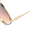 CHLOÉ POPPY DIAMOND-FRAME SUNGLASSES