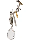 Alexander Mcqueen Crystal-embellished Multi Piece Ear Cuff In 1355