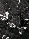 ALESSANDRA RICH BOW PRINT DRESS