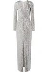 NAEEM KHAN SEQUINED TULLE GOWN