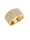 ANITA KO WOMEN'S DIAMOND 18K GOLD MARLOW BAND RING,400097499843