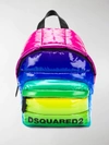 DSQUARED2 RAINBOW QUILTED BACKPACK,BPW00081120241114479795