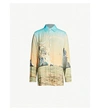 AMBUSH ICEBERG-PRINT RELAXED-FIT RAYON SHIRT