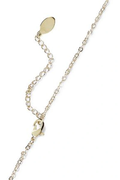 Noir Jewelry Woman 14-karat Gold-plated, Crystal And Enamel Necklace Gold