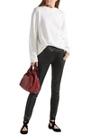 THE ROW THE ROW WOMAN MADDLY LEATHER SKINNY PANTS BLACK,3074457345619802427