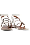 SERGIO ROSSI CAPRI LEATHER SANDALS,3074457345621051729