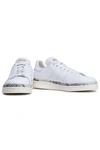 ADIDAS ORIGINALS ADIDAS ORIGINALS WOMAN STAN SMITH NEW BOLD PERFORATED LEATHER SNEAKERS WHITE,3074457345620668989