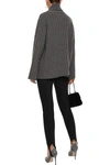 MILLY BUTTON-DETAILED RIBBED CASHMERE TURTLENECK SWEATER,3074457345620604270
