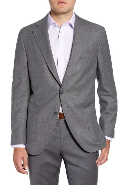 Peter Millar Hyperlight Classic Fit Solid Wool Sport Coat In Light Grey