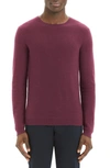 Theory Medin Crewneck Cashmere Sweater In Chianti