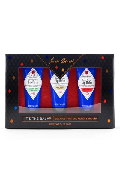 Jack Black Full Size Intense Therapy Lip Balm Spf 25 Set (nordstrom Exclusive) (usd $24 Value)