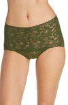 Hanky Panky 'retro Vikini' Briefs In Woodland Green