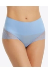 Spanx Undie-tectable Lace Hipster Panties In Provincial Blue