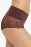 Spanx Undie-tectable Lace Hipster Panties In Garnet