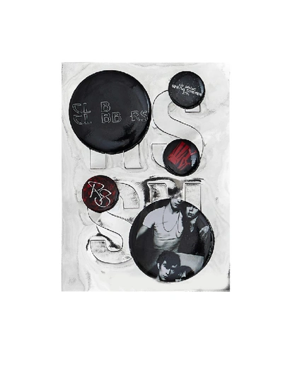 Raf Simons Set Of Pins In Black