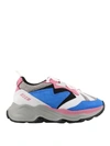 Msgm Attack Colour-block Sneakers In Grey