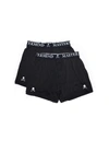 MASTERMIND JAPAN MASTERMIND WORLD TWO-PACK BLACK SILK BOXERS,TR001/blk