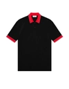 JOHN ELLIOTT COTTON BLACK & RED NOLAN POLO,5D073621-A4C6-4322-1121-03C5105153FA