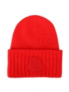 MONCLER WOOL LOGO PATCH BEANIE,525a9755-3a72-74d0-b198-56725e34fe06