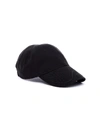 BALENCIAGA BALENCIAGA BLACK BB MODE COTTON CAP,531585/1000