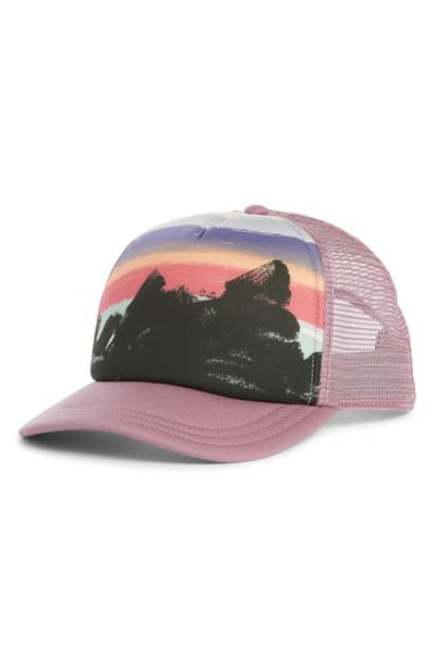 Patagonia Fitz Roy Free Hand Interstate Hat - Purple In Verp Verbena Purple