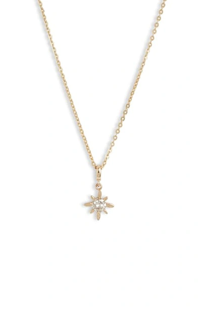 Loren Stewart Diamond Nova Pendant Necklace In Yellow Gold