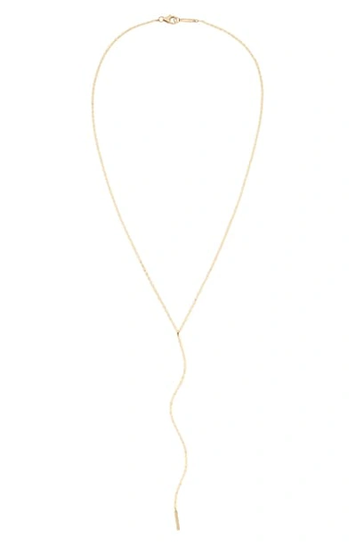 Lana 14k Malibu Chime Lariat Necklace In Gold